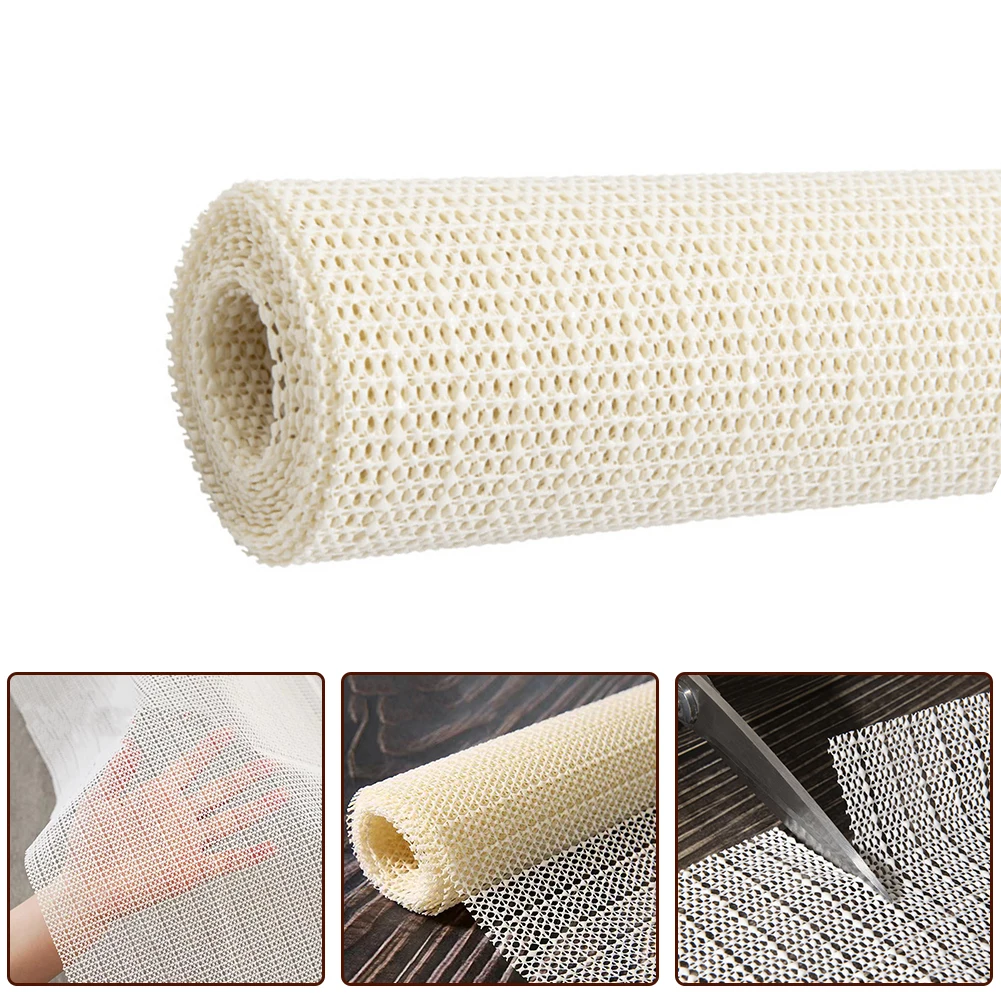 2x Non-Slip Mat Anti Slip Mat PVC Rug Grippers Antislip Matting Drawer Liner Carpet 30*50cm Beige Universal Interior Accessories