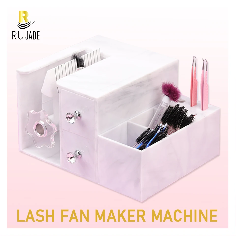 

Eyelash Extension Volume Fan Maker Machine Easier to Create Volume Fan Custom Logo Lash Root Splitter Machine With Storage Case