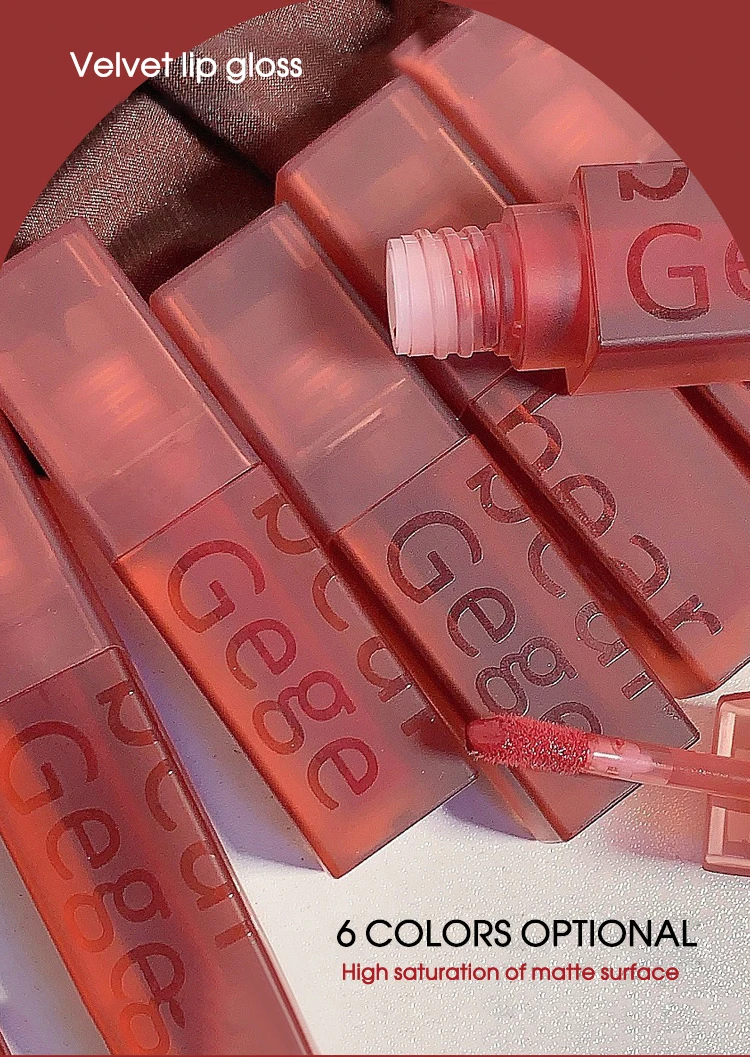 Description Picture 2 of itemGege bear Velvet Lip Glaze Velvet Soft Mist Matte Lasting, Non fading Lipstick Autumn and Winter