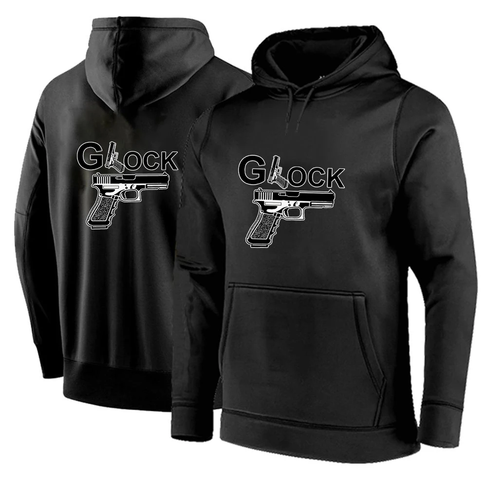 

Glock Perfection Shooting Printed Men's Fashion Long Sleeve Autumn Spring Casual Hoodies Warm Sportswear Thicken Sweatshirts