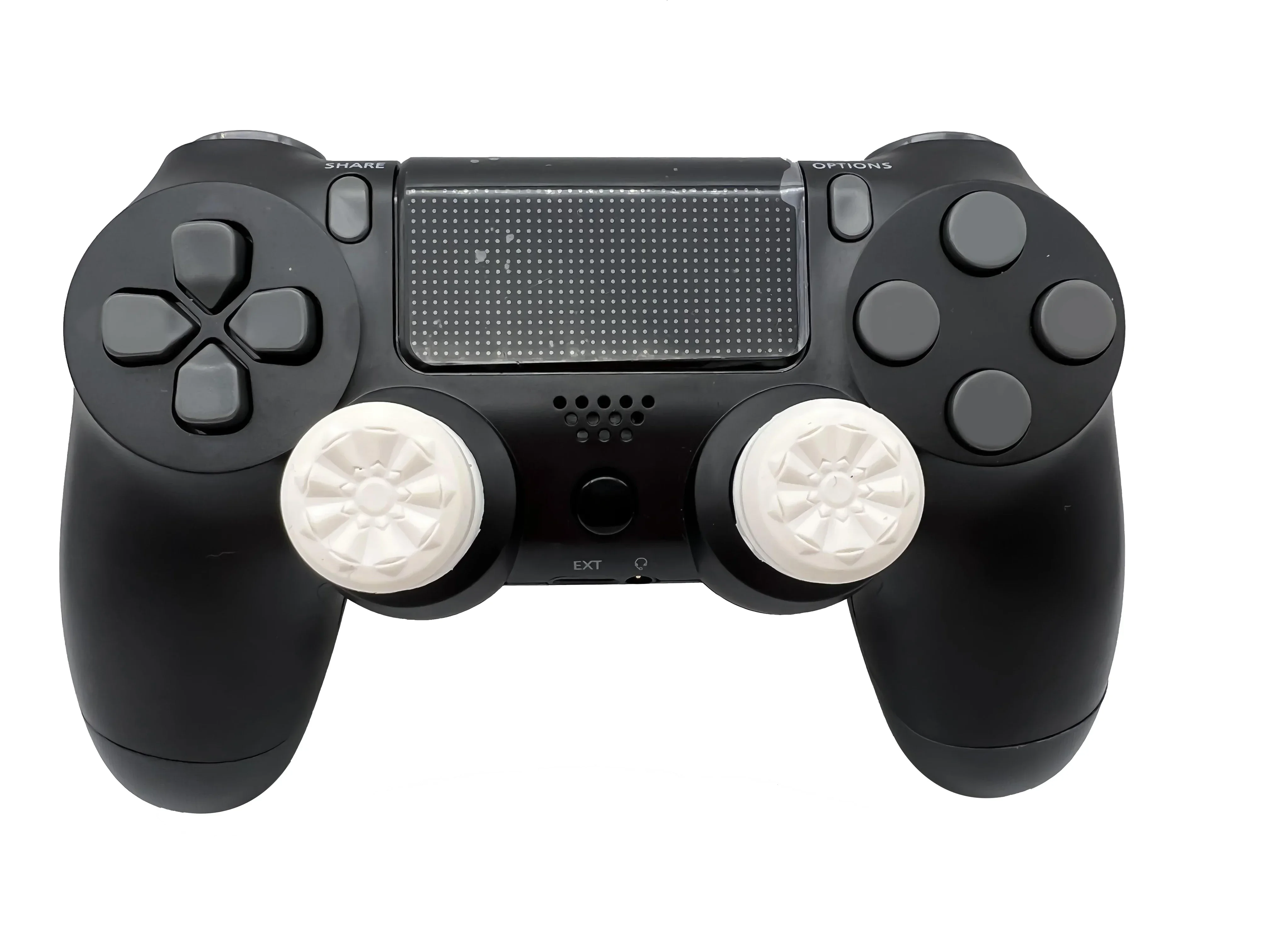 ZOMTOP for Playstation 4 (PS4) and Playstation 5 (PS5) gamepad thumbsticks 1 high-rise 1 mid-rise joystick replacement silicone analog stick caps analog joystick caps