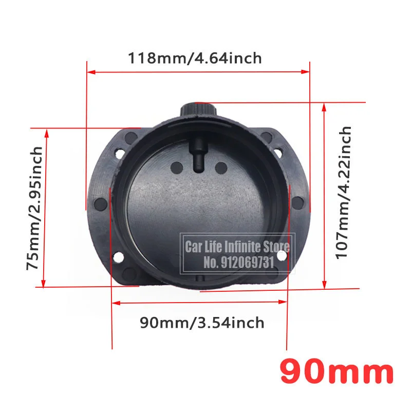 Ej.Life 60 mm Condotto di scarico aria calda per riscaldamento auto per