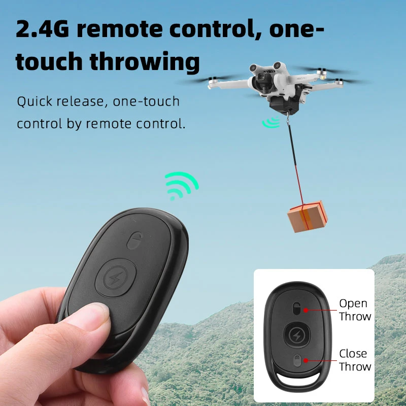 Entrega de Airdrop do Lançador para Dji Mavic Mini Pro Mini3 Mavic Air Air 2sfimi X8se Drone Load 750g Acessório - Image 5
