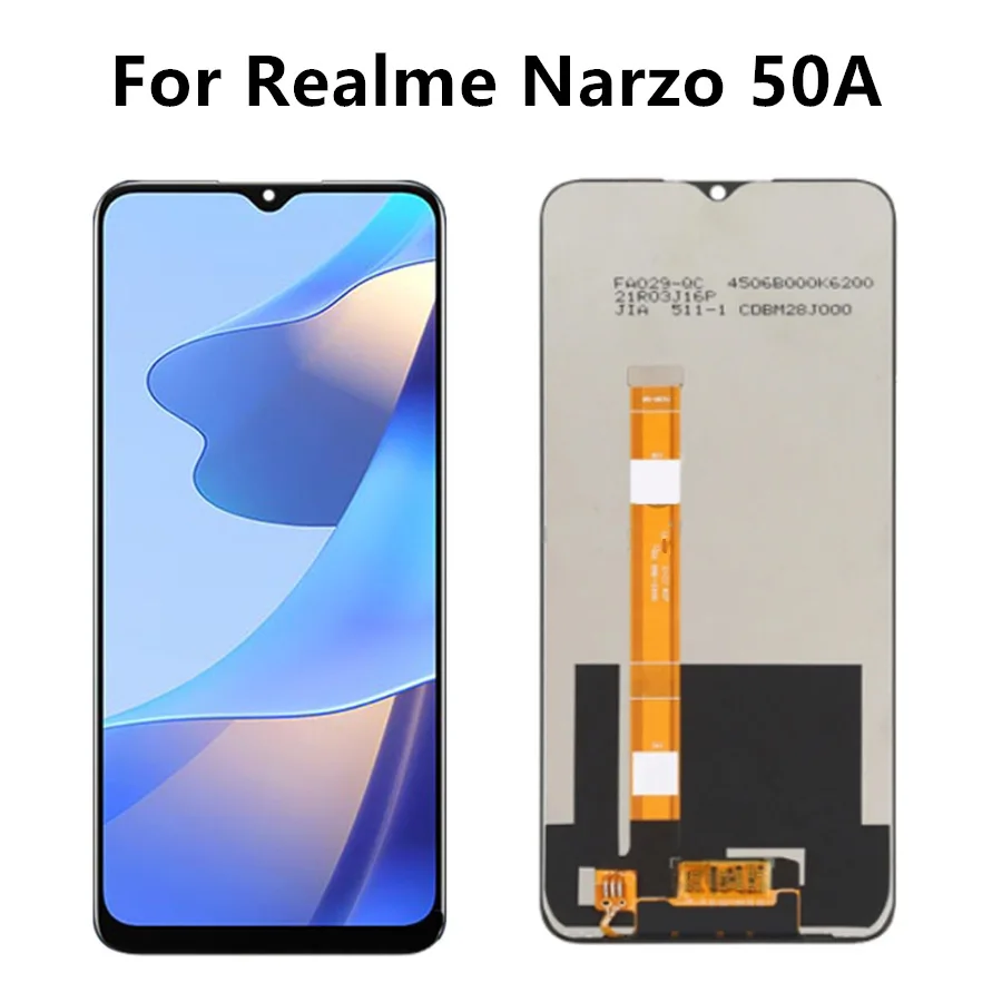 

6.5" LCD For Realme Narzo 50A CPH2273 LCD Display Touch Screen Digitizer Assembly Replacement parts For Display Screen