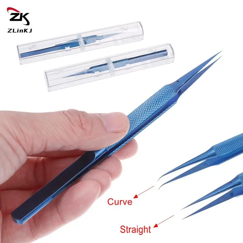 New Titanium Alloy Tweezers Hand Tool Corrosionresistant 0.15mm Edge