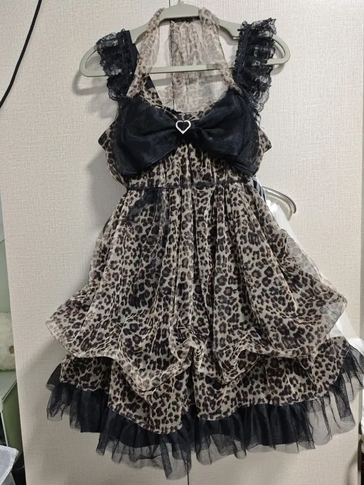 Women Sleeveless Vintage Japanese Bubble Dress Camisole 2026 Summer Y2K Kawaii Chic Beach Party Stylish Outfits 1