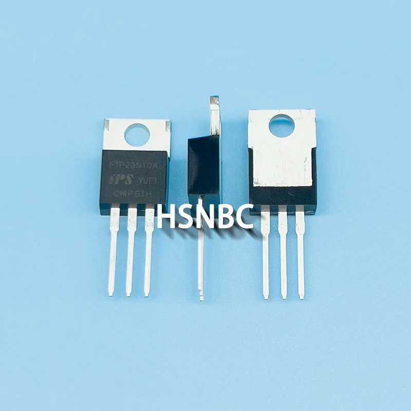 5 Pezzi Circuito Integrato FTP23N10A TO-220 – Nuovo, Non Modificato