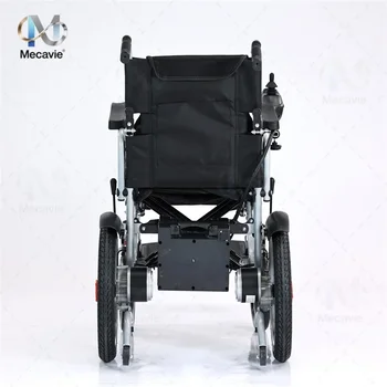 Sedia a rotelle elettrica pieghevole intelligente Sedia a rotelle elettrica portatile leggera per anziani e disabili Mobilità a quattro ruote motrici