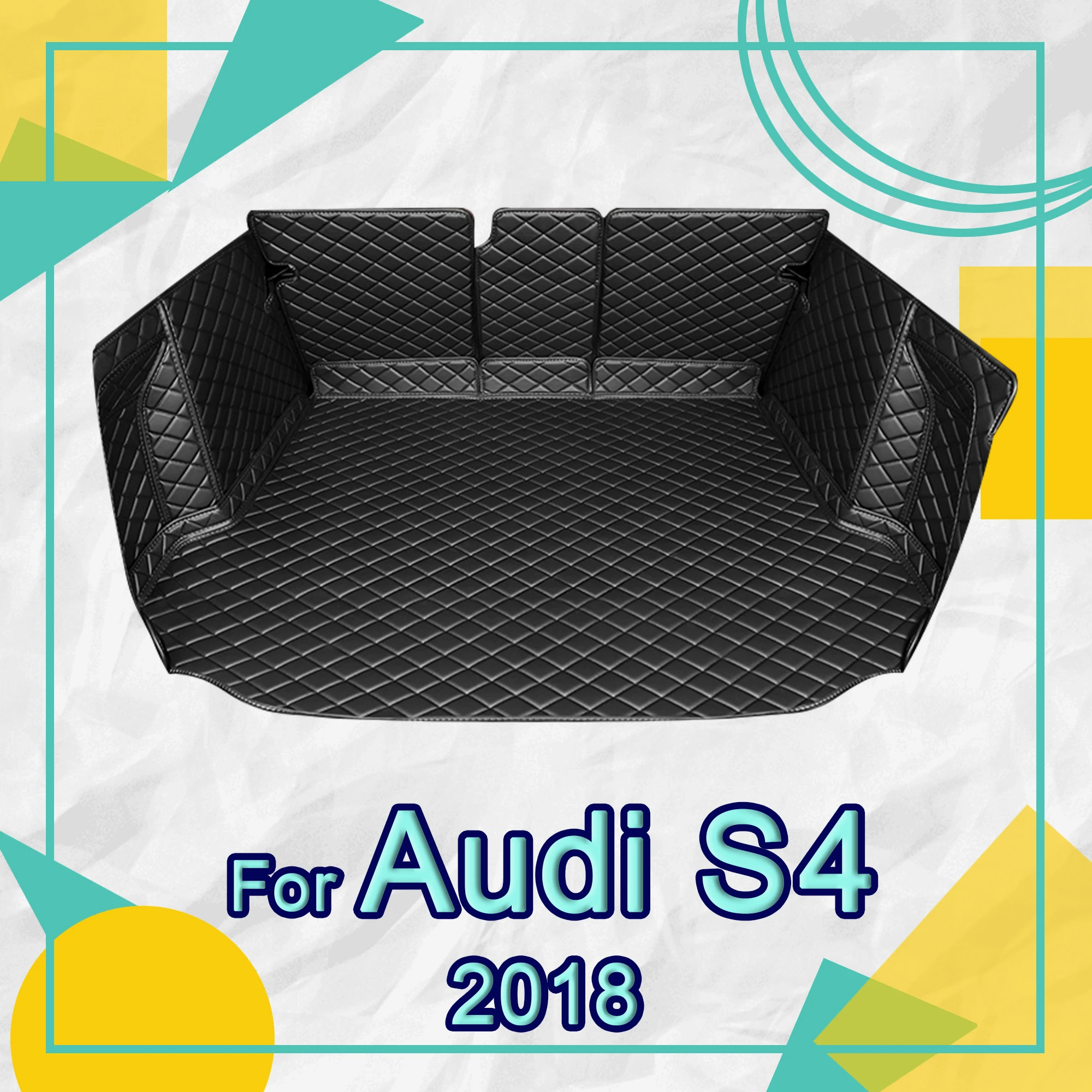 

Коврик для багажника автомобиля APPDEE для Audi S4 2018, коврик для подкладки груза, аксессуары для интерьера, крышка