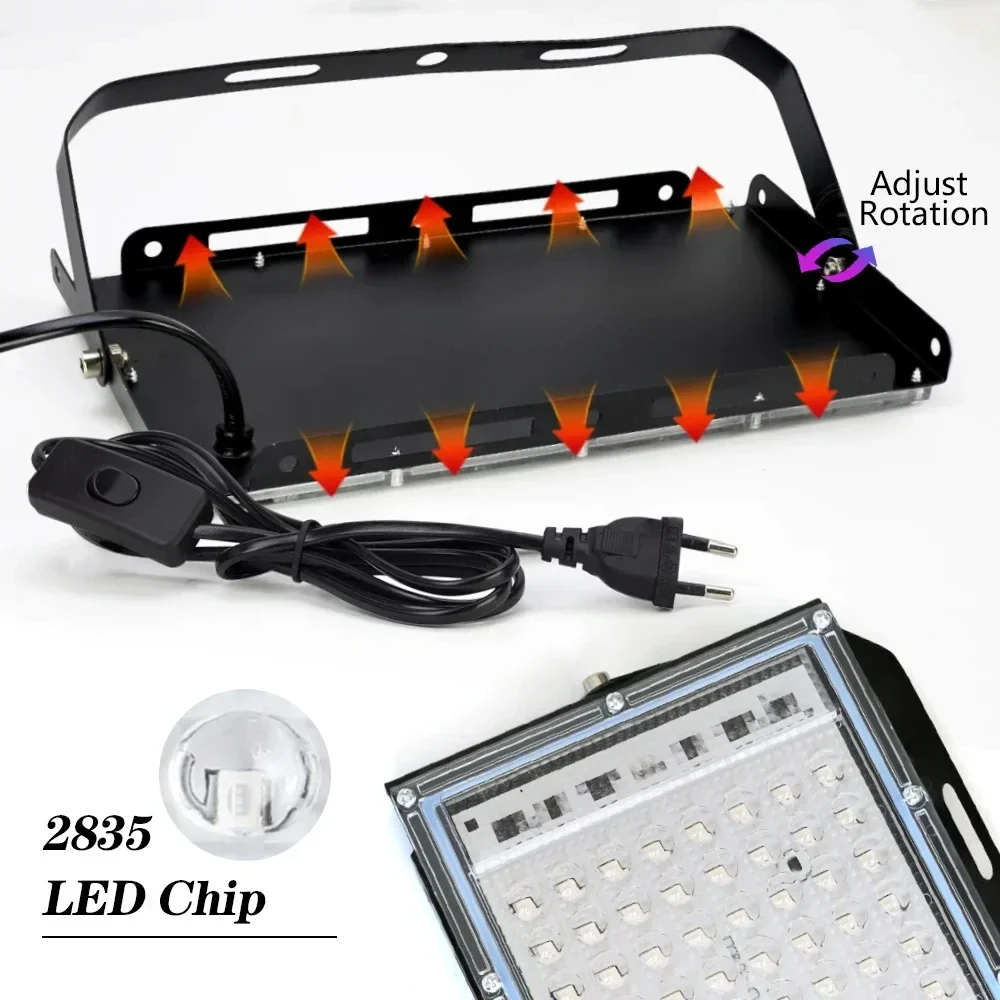 LED Stage Lamp 50W 100W Led UV Floodlight Ultraviolet Waterproof Disco Party Backlight