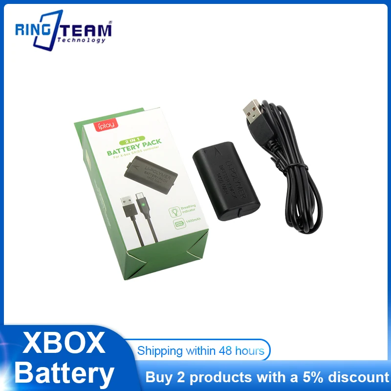 Batteria Ricaricabile Per Controller Serie S Xbox Batteria Di Ricambio Per Gamepad Wireless Da 1400Mah Per Serie Xbox X