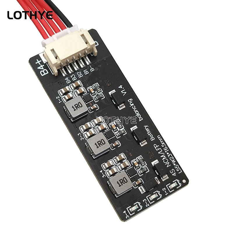 1.2A Lifepo4 Lipo 리튬 이온 리튬 배터리 에너지 전송 이퀄라이저 모듈 유도 버전 BMS 2S 3S 4S 액티브 밸런서 보드