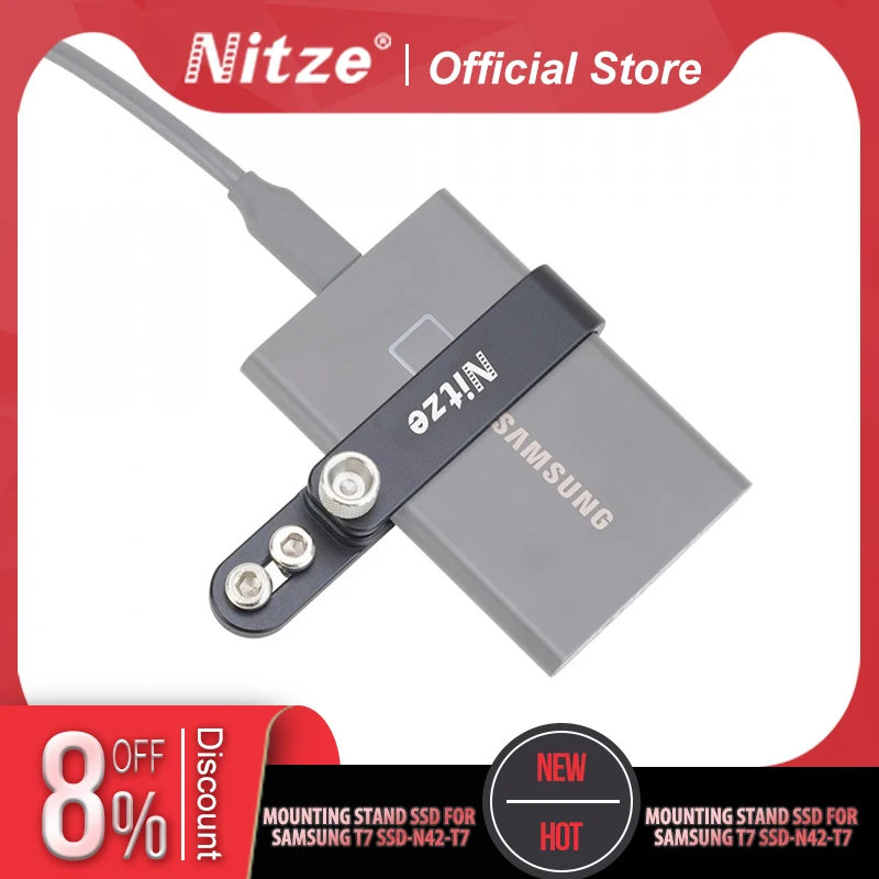 NITZE SSD MOUNT BRACKET FOR SAMSUNG T7 SSD N42-T7 AliExpress