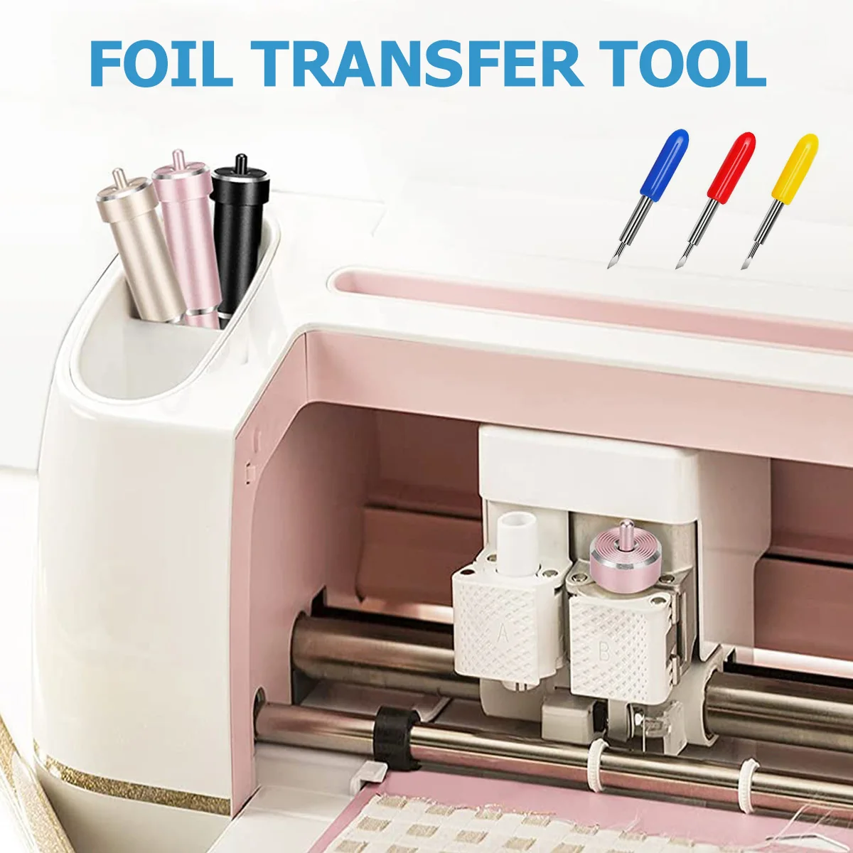 Deep Cut Blade with Hosing 30/45/60 Degree Sharp Deep Point Blade Foam Chipboard Leather Cutting Tools Compatible Cricut Cutting