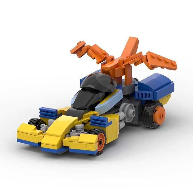 MOC 스피드 차량 미래 GPX 사이버 포뮬러 아수라다 AKF-11 스포츠카 테크니컬 세트 블록 장난감 어린이 선물