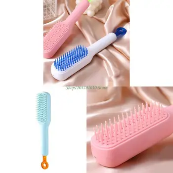 U55D Gentle Retractable Pet Hair Removal Brush for Small Dog and Cats Hair Remover Tool for Household and Pet Salon Grooming