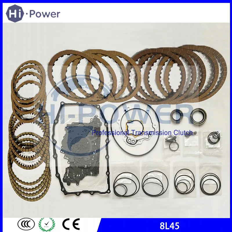 

8L45E Automatic Transmission Repair Kit + Friction Plate Kit For CADILLAC CHEVROLET 8L45 Gearbox Clutch Disc Overhaul Kit