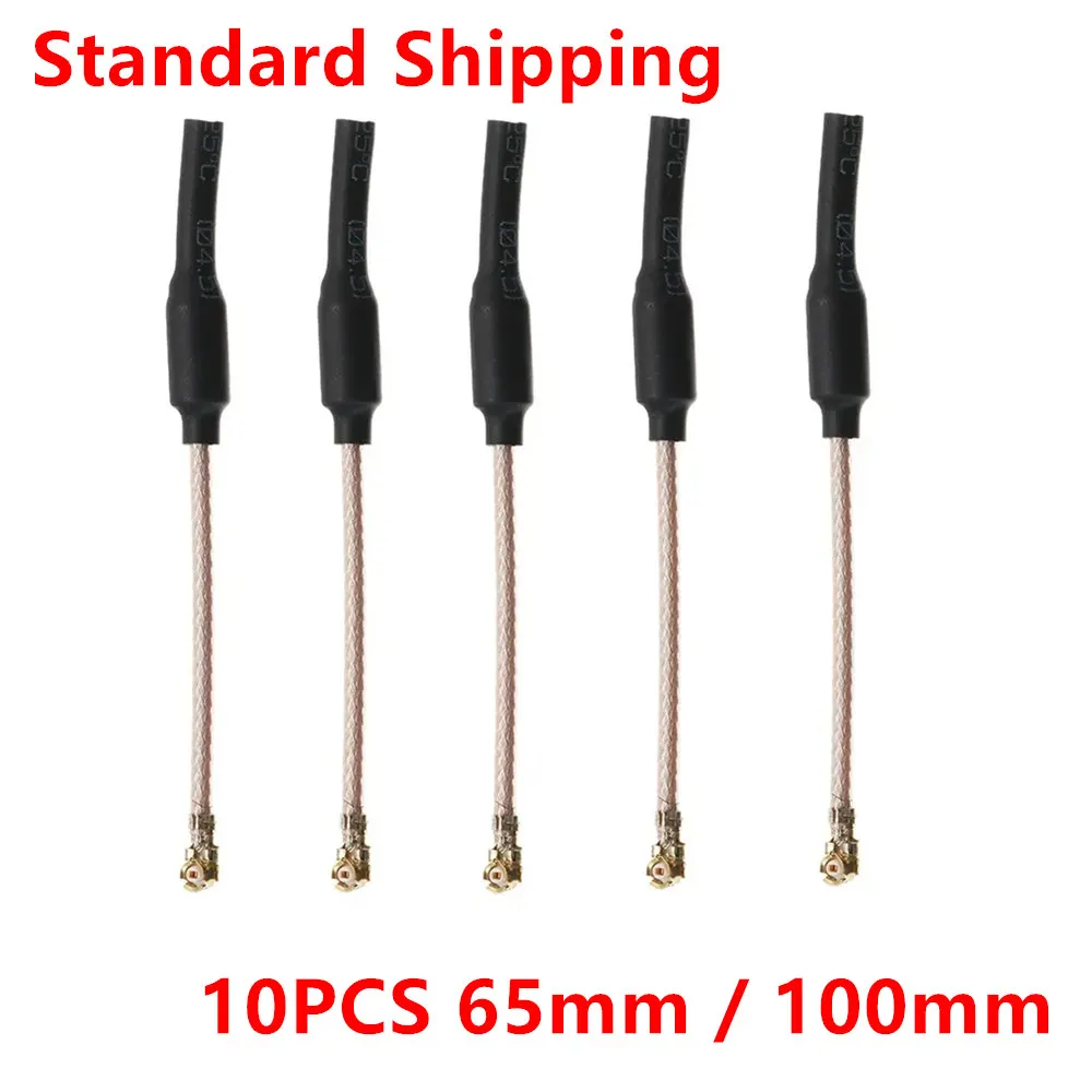 

10PCS 5.8G 2dbi UFL IPEX Omni Directional Brass Soft FPV Antenna 65mm 100mm RG178 for RC FPV Freestyle Tinywhoop Micro Drones