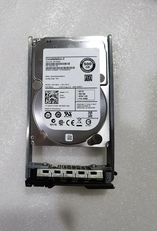 

Жесткий диск 000X3Y 00X3Y 500 Гб 7,2 K SATA 2,5 6 Гб/с HDD ST9500620NS