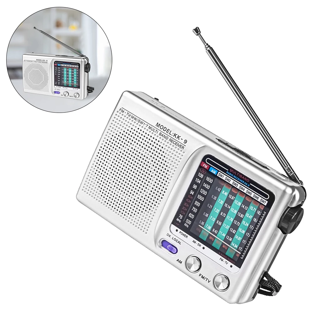 휴대용 AM/FM 포인터 라디오 내장 스피커 미니 포켓 라디오 텔레스코픽 안테나 수신기 레트로 빈티지 트랜지스터 수신기