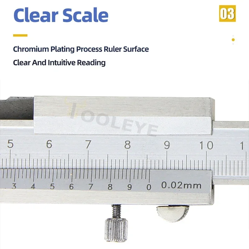 Inner Groove Caliper Stainless Steel Inside Vernier Caliper For Inner Diameter Measurement Tools Gauge 10-160 26-200 30-300mm