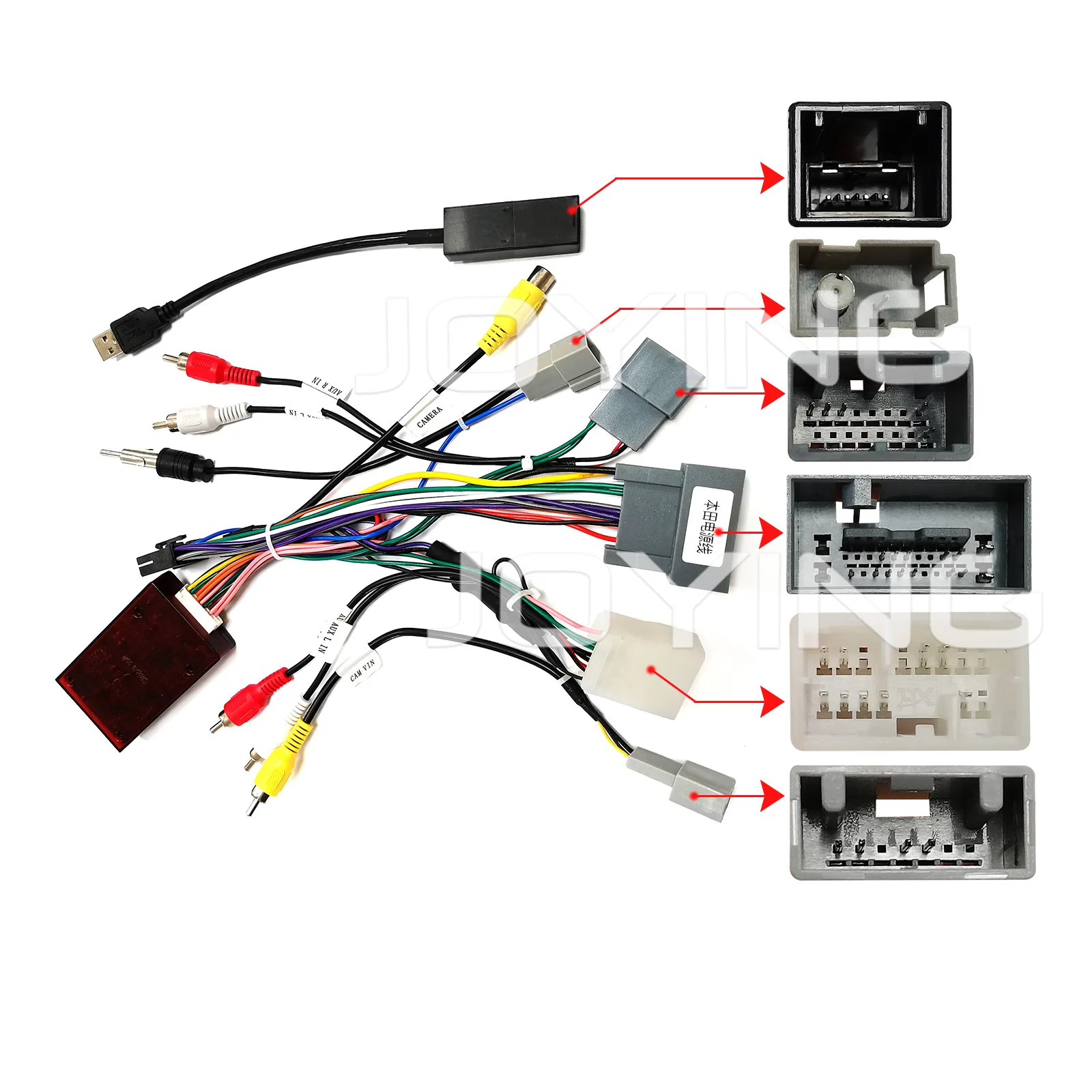 

JOYFORWA Harness with canbus Support Factory Steering Wheel control Factory USB Factory Reverse camera For Honda CRV 2012-2014