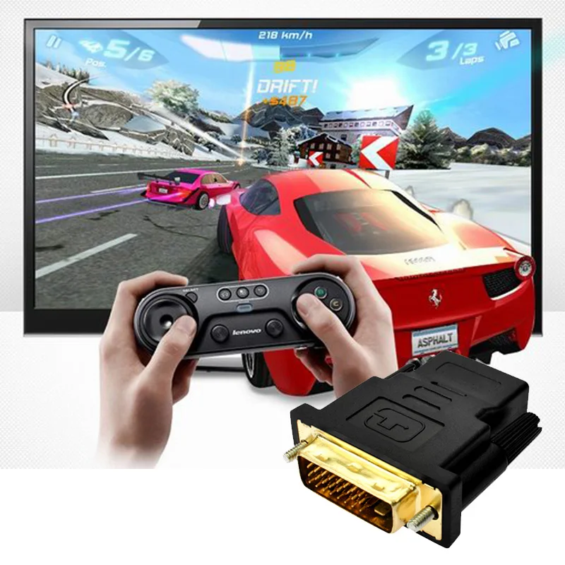HDMI-compatible Converter HDMI-compatible Female To DVI D 24+1 Pin Male 1080P HDTV Adapter Switch for PC Projector TV Box HDTV hdmi to dvi converter hdmi compatible converter
