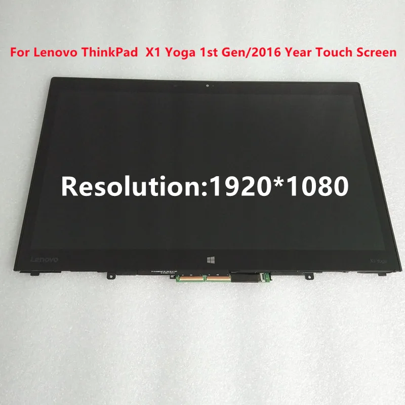 

X1 Yooga LCD Screen 00NY410 00HN875 00UR189 00JT857 14.0 Inch FHD Laptop Matrix For Lenovo Thinkpad X1 Yoga 1st Gen Touch Screen