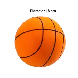 Silent Basketball - High-Density Soft Foam Indoor Toy (Orange-18 cm)