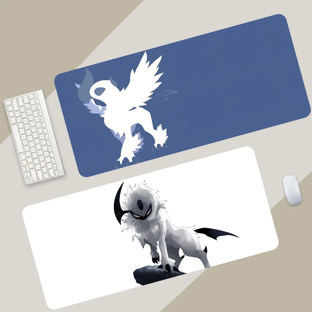 1pc Absol P-Pokemon-n Anime Mouse Pad Large Mouse Mat Pink Office Desk Mat Laptop Gaming Large Mousepad 4