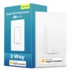 Meross 3 Way Smart Switch WiFi Light Switch MSS550 Push Button Wall Switch Work with HomeKit Alexa Google Assistant SmartThings 1