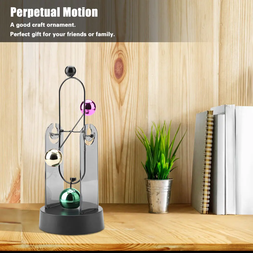 Decor Perpetual Decoration Electronic Shake Wiggle Device Perpetual Motion Swinging Kinetic Art Craft Desk Decoration: 3 - 5 Days Free Delivery Only UK