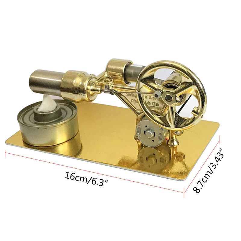 1 Set Hot Air Stirling Engine Power Generator Motor Model Electricity Generator Power Generator images - 6