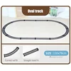 Battery Operated Railway Classical Freight Train Water Steam Locomotive Playset with Smoke Simulation Model Electric Train Toys 5