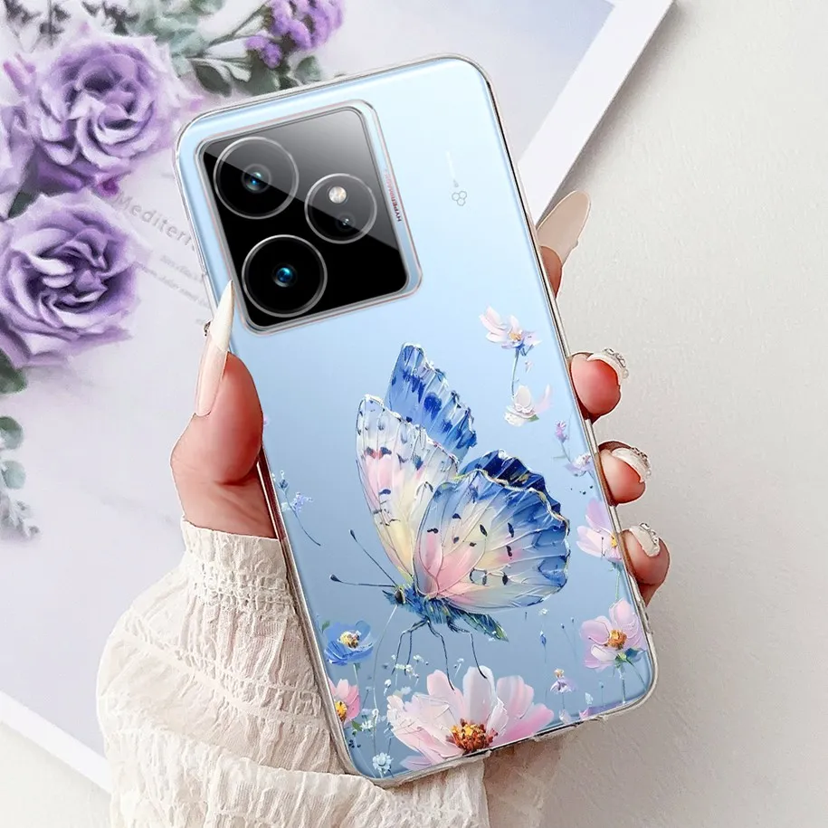 Elegant Flower Marble Soft Silicone Phone Case - New Fashion Design
