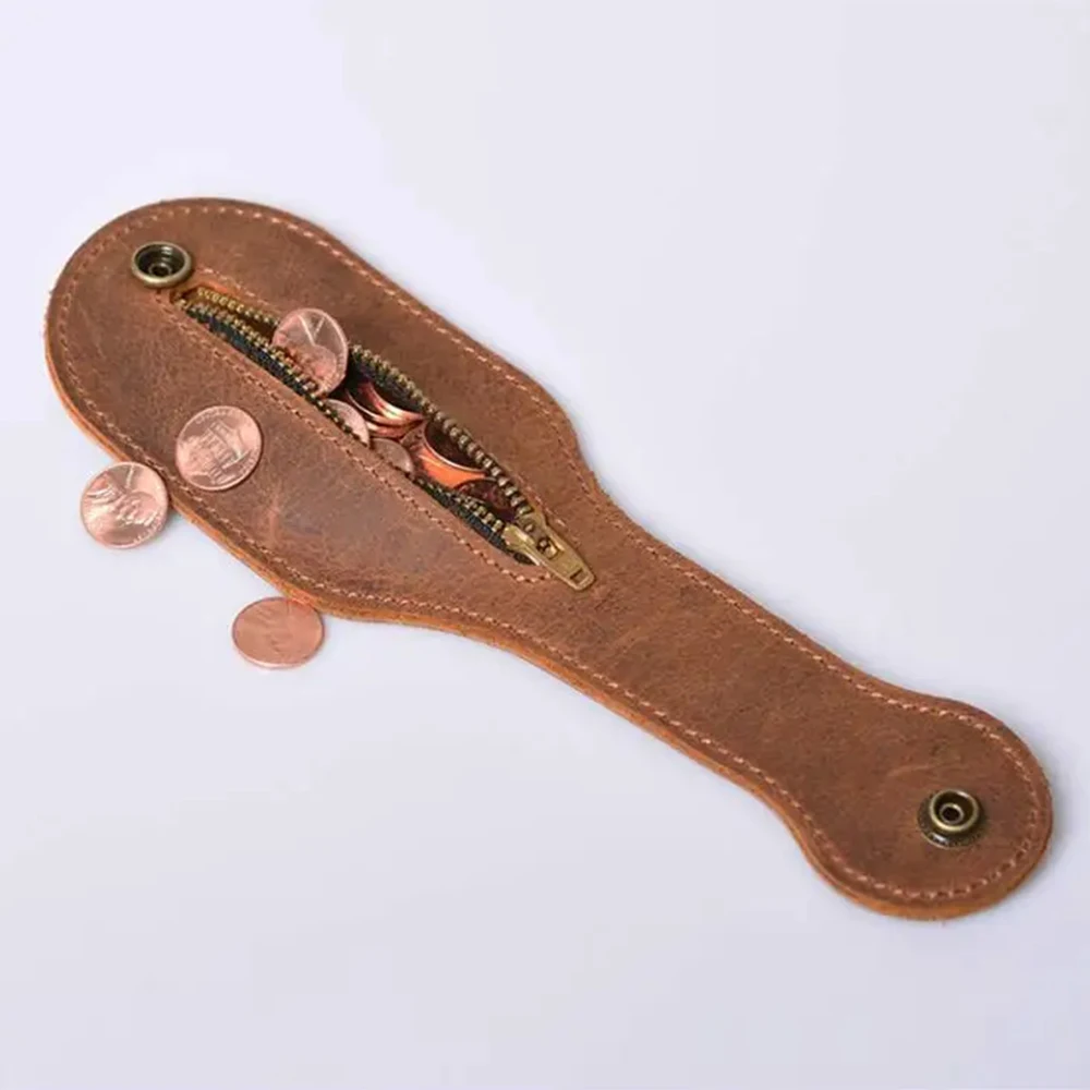 25cm Genuine Leather Vintage Cowhide Horse Paddle Training Crop Equestrian Submissive Riding Beat Bat 3