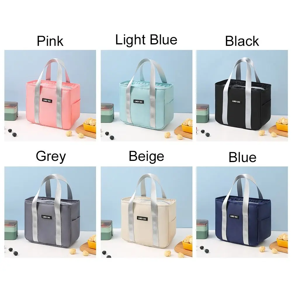 Waterproof Travel Picnic Cooler Lunch Bag Lunch Box Insulated Thermal Bag Breakfast Organizer