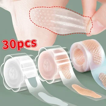 30pcs Gel Heel Protector Foot Patches Adhesive Blister Pads Heel Liner Shoes Stickers Foot Care Adhesive Patch Stickers Cushion