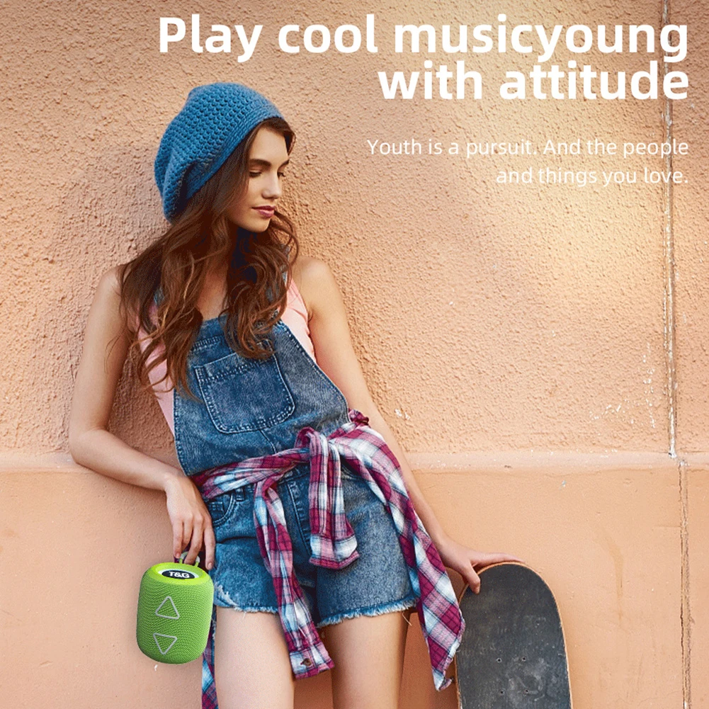 LED Colored Light Bluetooth-Compatible Speaker High Volume Long Lasting Loudspeaker For Camping Picnic