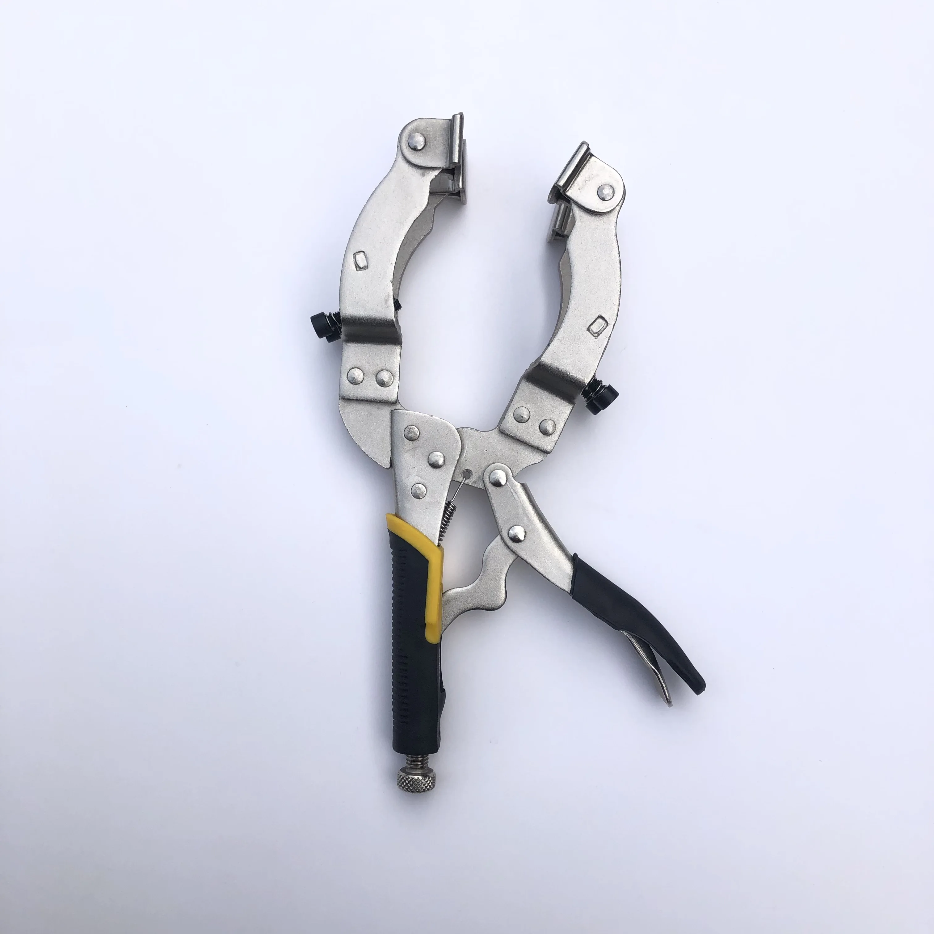 YJYCSAH-Locking C-Clamp Pipe And Tube Clamp - 11-Inch Grip With 4 Pads Rubber Handle For Welding Woodworking - View #8