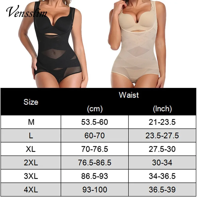 Vensslim Full Body Shapewear Cross Compression Abs Body Shaper