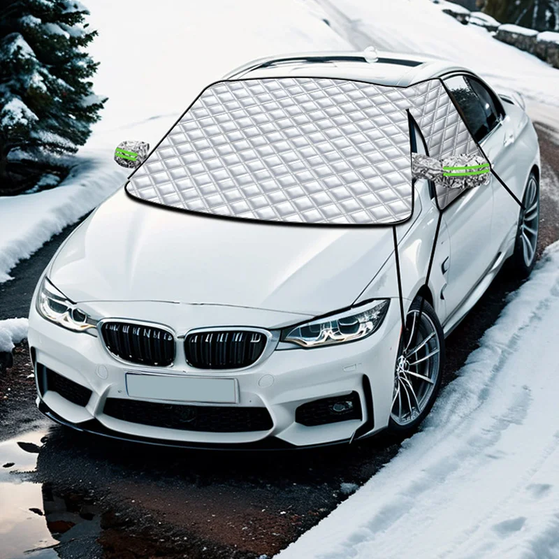 Car Front Windshield Sunshades with Magnetic Anti-sun Anti-ice Waterproof Sunshade Outdoor Auto Exterior Accessories