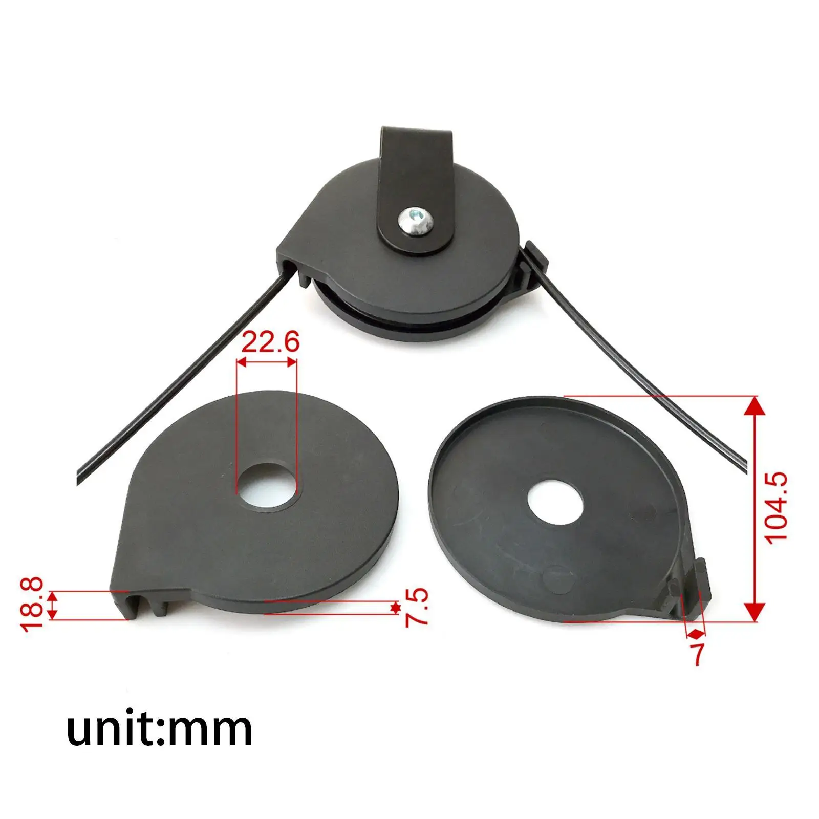 Cable Fixed Pulley Plate Replacement Mounted Exercise Machine Heavy Duty Workout Lifting Small Pulley Block Rope Cord Guide