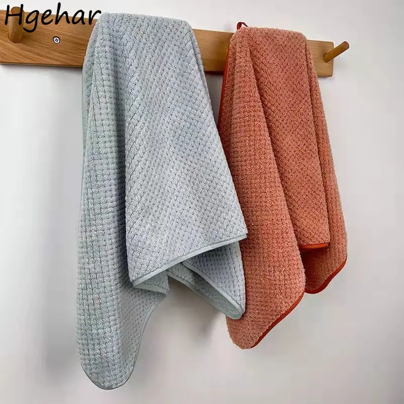 

Solid Face Towel Simple 2pcs Bathroom Soft Family Ins Daily 4 Colors Hotel Home Textile Leisure Classic Japan Style Household