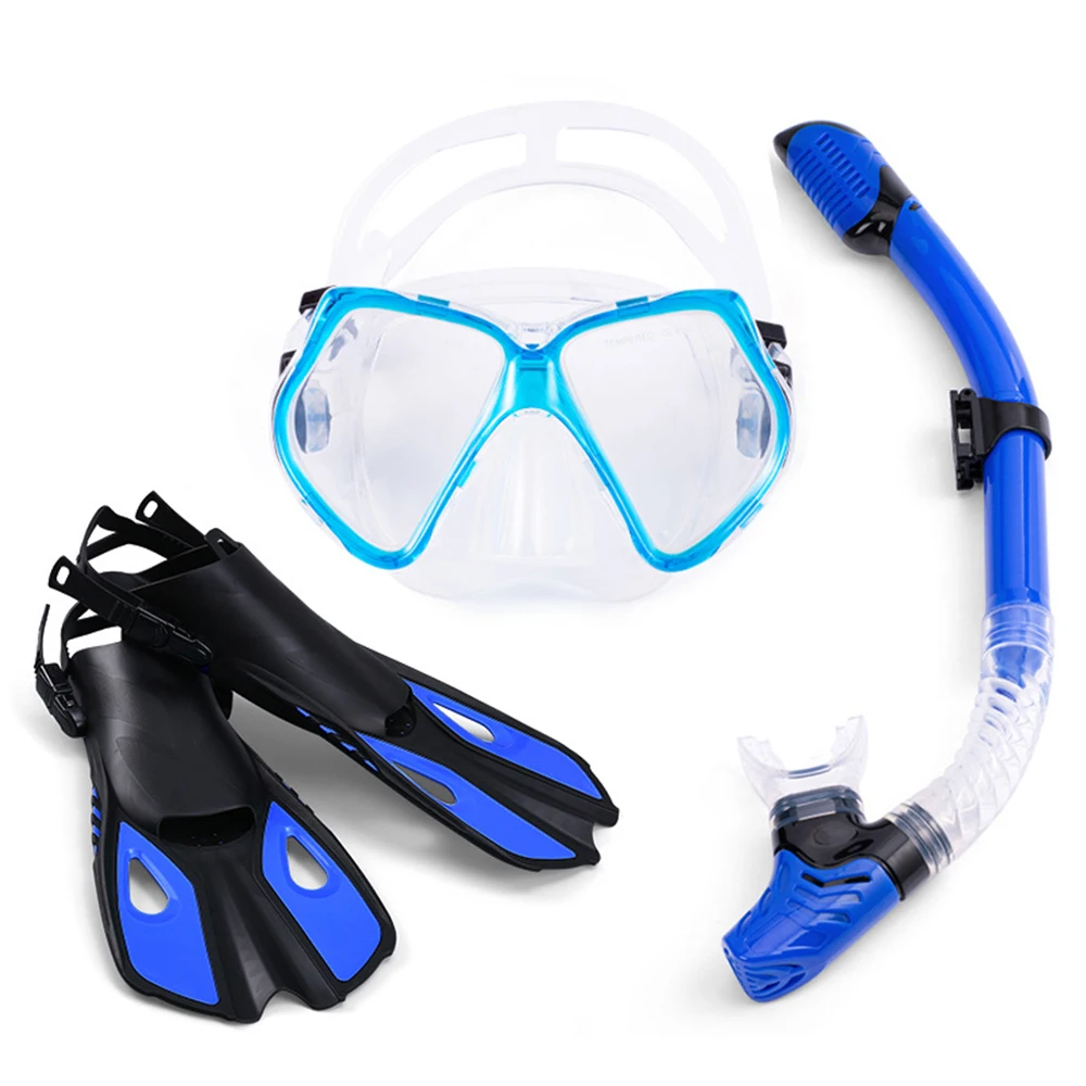 

Diving Mask Snorkels Goggles Glasses Diving Goggles Swimming Tube Set Snorkel Mask Adult Unisex Dive Snorkeling Three Piece Set