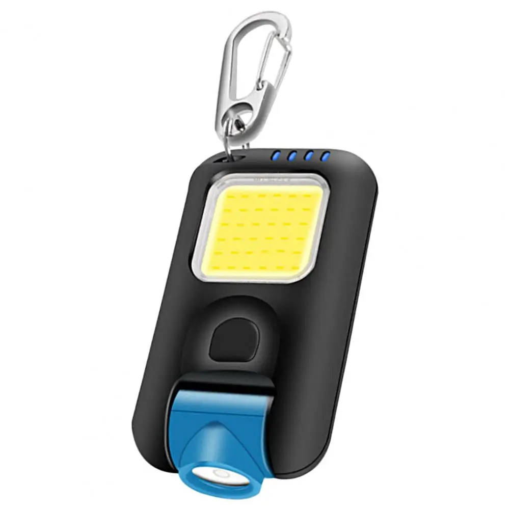 

Keychain Light USB Rechargeable 800 Lumens Black Clip Portable Working Lamp Mini LED Flashlight Work Light Camping Accessories