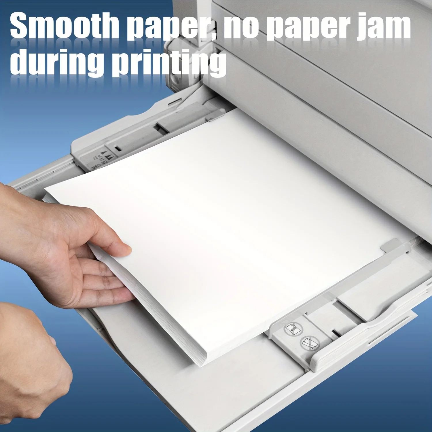 Premium Printable White Sticker Shipping Labels Paper -8.5