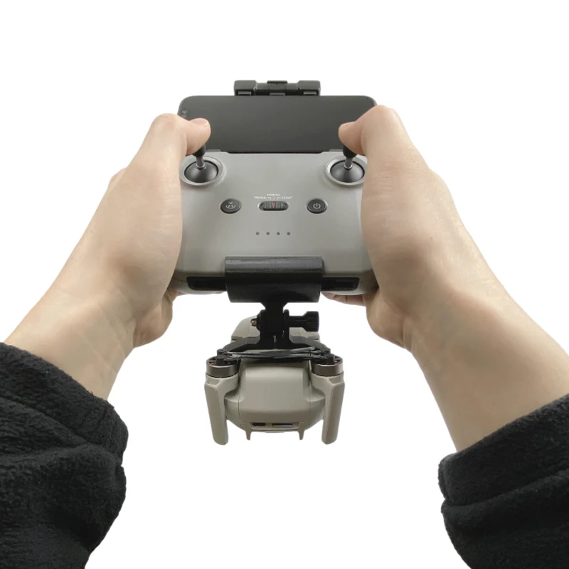 Tiro Portátil Fotografia Tripé Controle Remoto Clipe do Telefone Móvel Selfie Vara Apto para Dji Mavic Mini Acessórios Drone - Image 6
