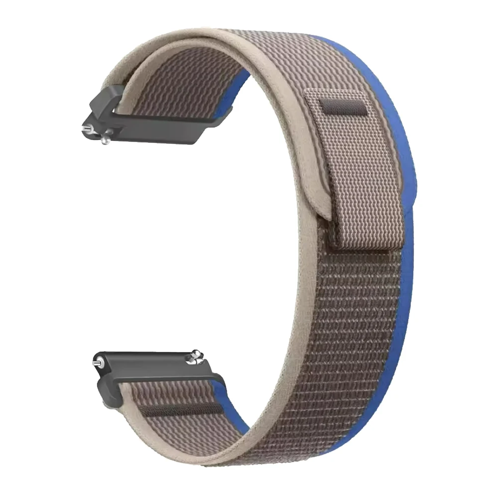 Nylon Loop Woven Watch Band, Adjustable 20-22mm Strap