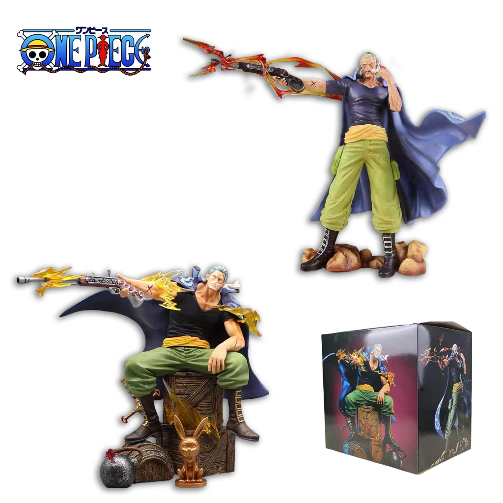 

One Piece Ben Bekkuman Anime Figure Red Hair Pirates Staff Captain Sniper Gun PVC Model Decoration Collection Toy Boy Gift